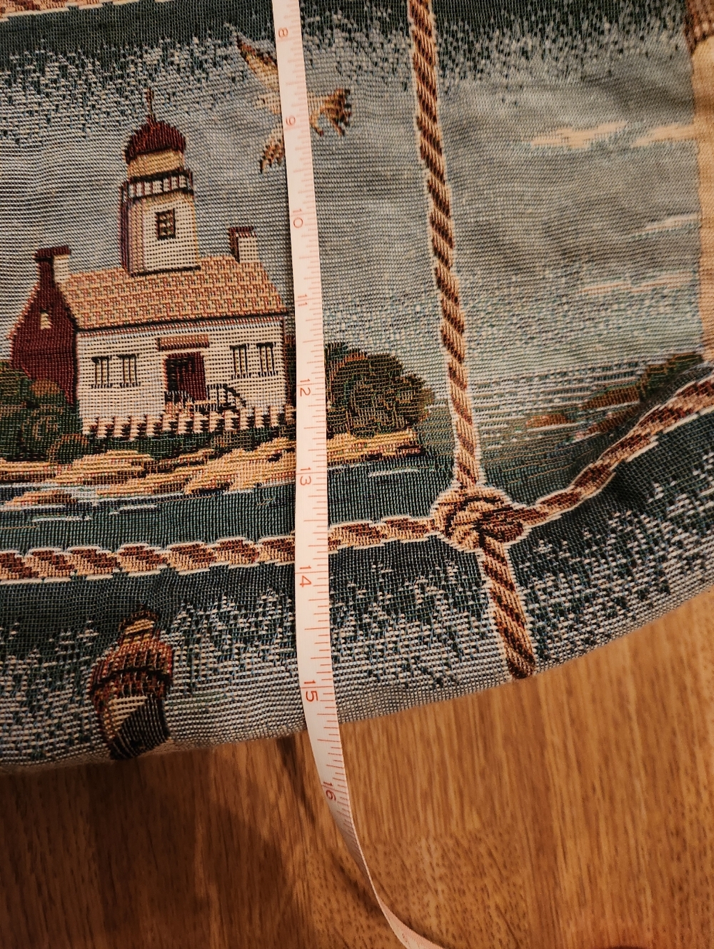 Handcrafted By Janine King Designs Made In Usa Tapestry Lighthouse Tote Bag View 4